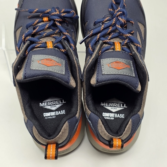 Merrell Mens Fullbench Speed Cf Navy Safety/Work Shoes Size 5M J003329 New